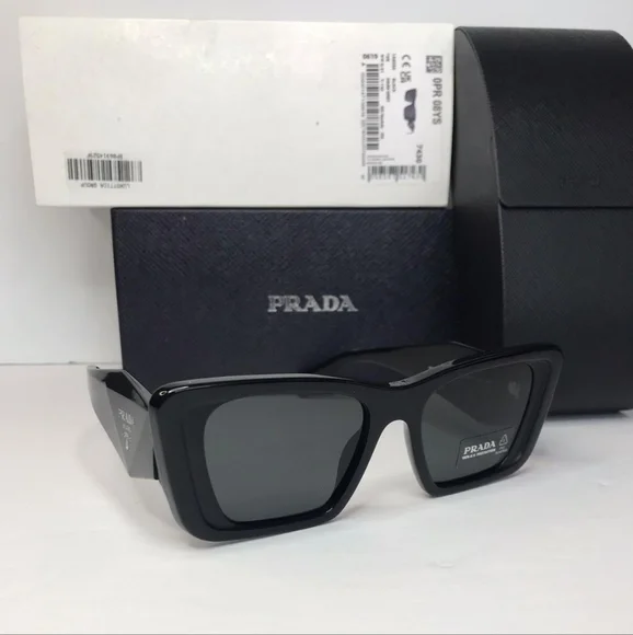 Authentic New Prada PR-08YS 1AB5S0 Sunglasses Women display picture 1